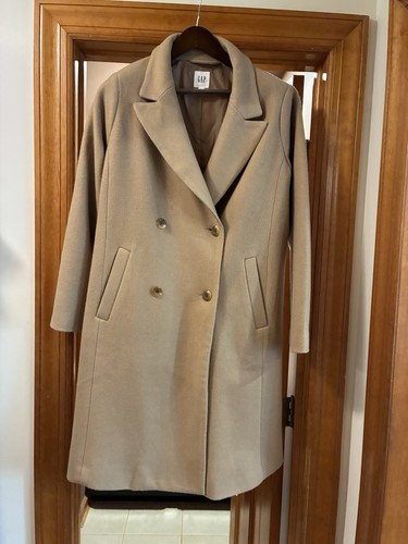 Gap women camel coat large - gap, women's