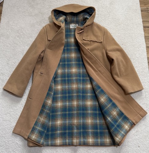 Vintage bean wool hooded - ll,