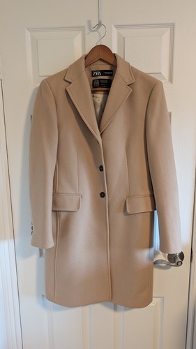 Zara women manteco wool - women,