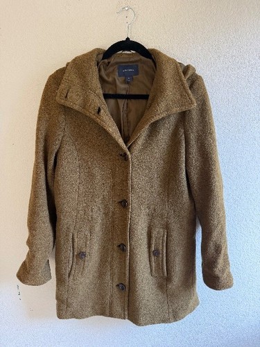 Lands end hooded boucle coat - end,