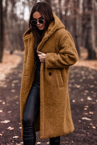 Elegant long coat woman - long,