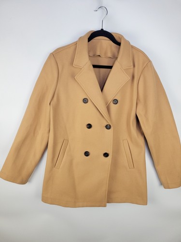Women camel peacoat xl - camel,