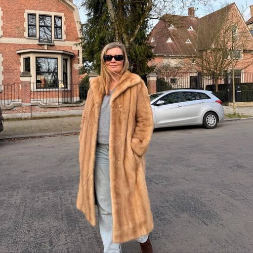 Women camel brown faux fur - women's,