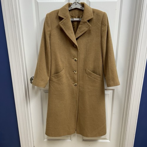 Fleurette camel hair coat - camel,