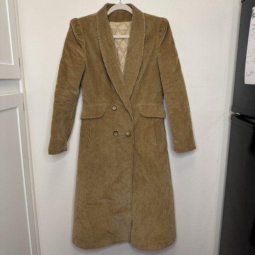 Double breasted camel tan - double,